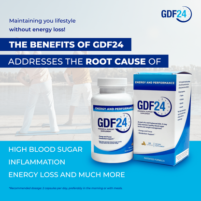 GDF24 - 24 Hour Glucose Defense Formula (Get 3 bottles for $84.77)